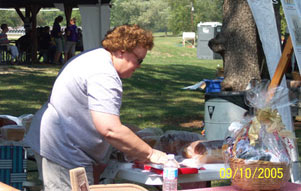 Working hard to preserve the taste of the bread. Click the photo to see a closer view.