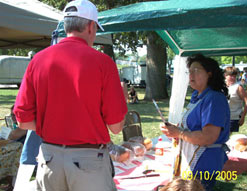 Debating who could be the next Bread Fest winner. Click the photo to see a closer view.